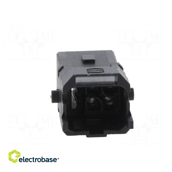 Connector: HDC | contact insert | male | Han® 1A | PIN: 4 | 3P+PE image 9