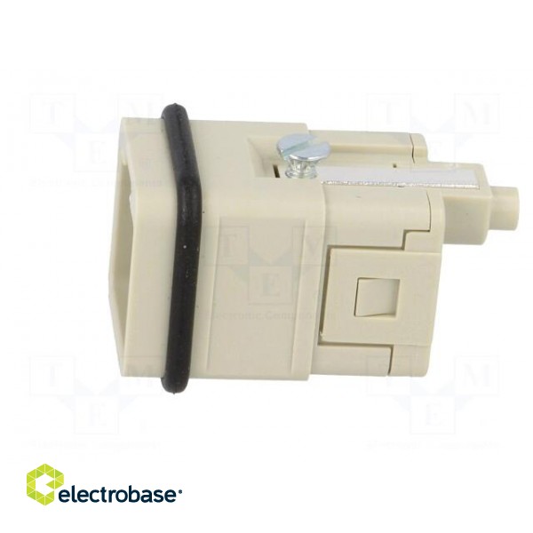 Connector: HDC | contact insert | male | Han Q | PIN: 8 | 7+PE | size 3A image 3