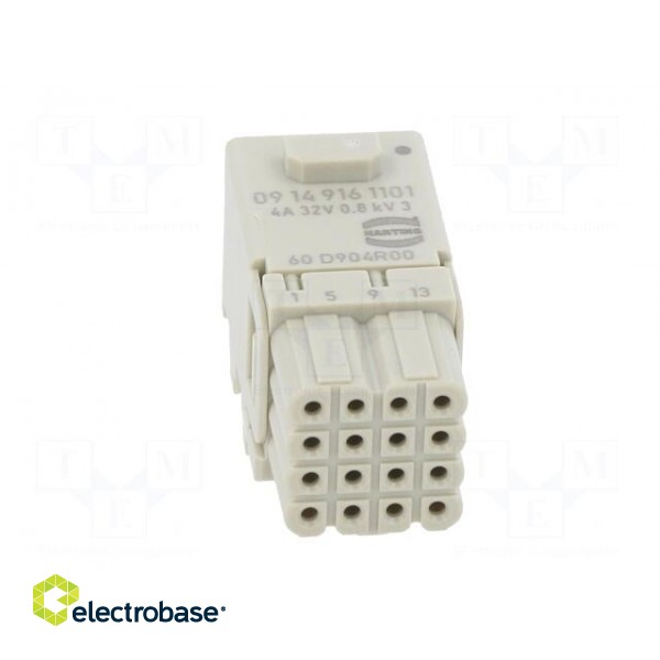Connector: HDC | module | female | Han-Modular® Domino | PIN: 16 image 9