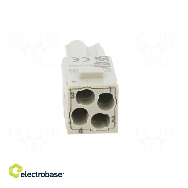 Connector: HDC | module | female | Han-Modular® Domino | PIN: 4 фото 5