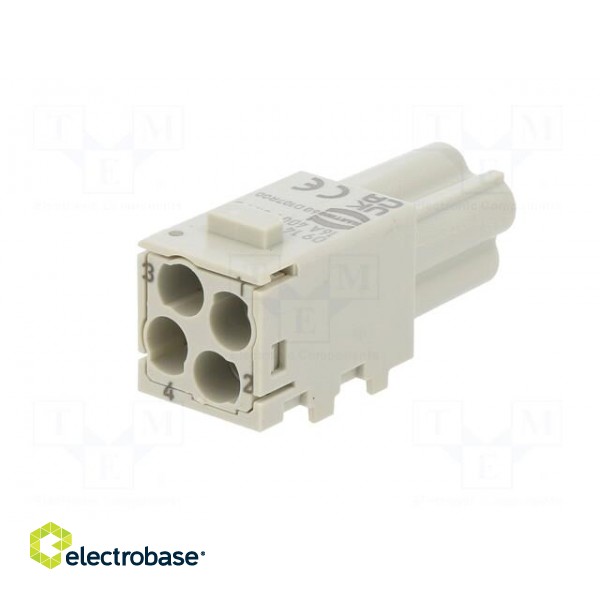 Connector: HDC | module | female | Han-Modular® Domino | PIN: 4 фото 6