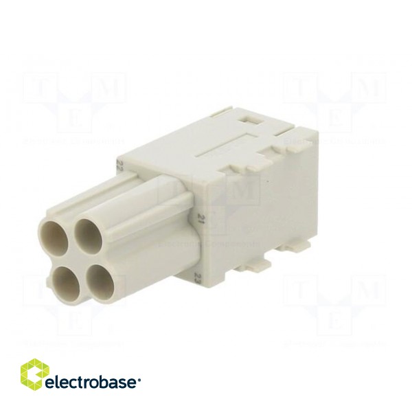 Connector: HDC | module | female | Han-Modular® Domino | PIN: 4 image 2