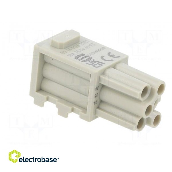 Connector: HDC | module | female | Han-Modular® Domino | PIN: 6 фото 8