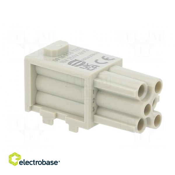 Connector: HDC | module | female | Han-Modular® Domino | PIN: 6 фото 8