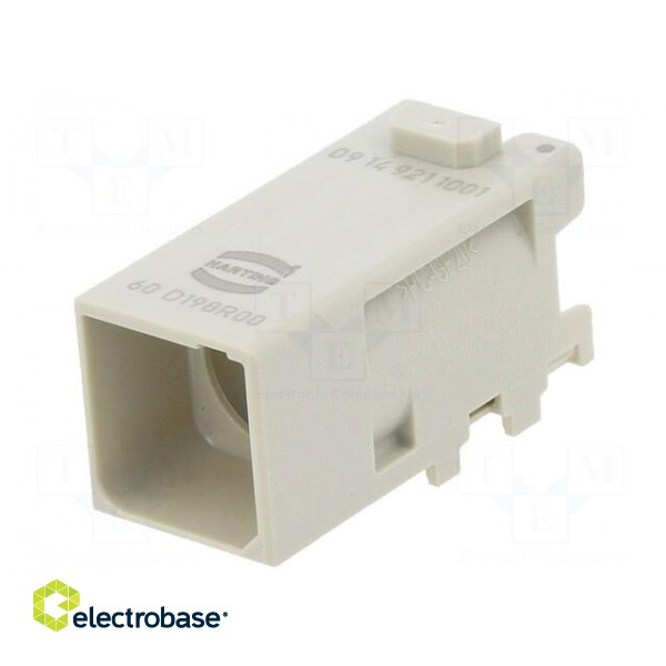 Connector: HDC | module | male | Han-Modular® Domino | PIN: 1 фото 2