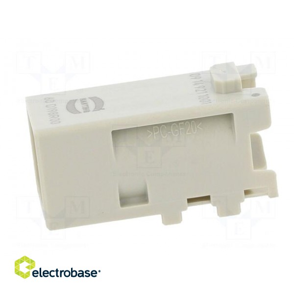 Connector: HDC | module | male | Han-Modular® Domino | PIN: 1 image 3