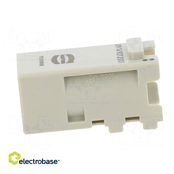 Connector: HDC | module | male | Han-Modular® Domino | PIN: 1 фото 3