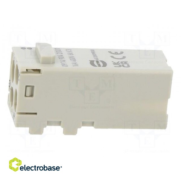 Connector: HDC | module | male | Han-Modular® Domino | PIN: 4 image 7