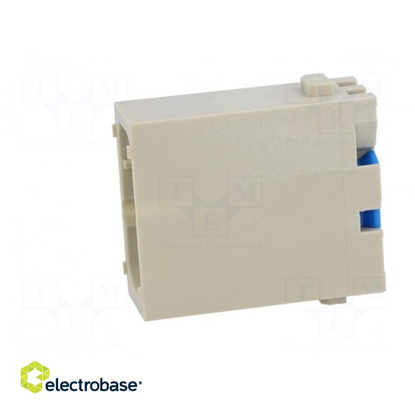 Connector: HDC | module | male | Han-Modular® | PIN: 8 | 16A | 400V image 3