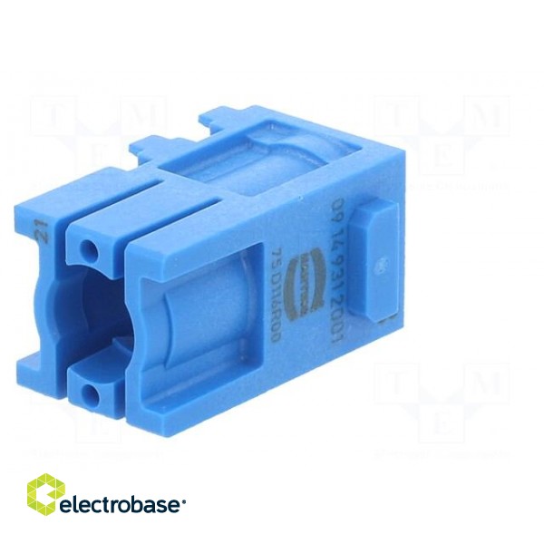 Connector: HDC | module | male/female | Han-Modular® Domino | PIN: 1 paveikslėlis 6