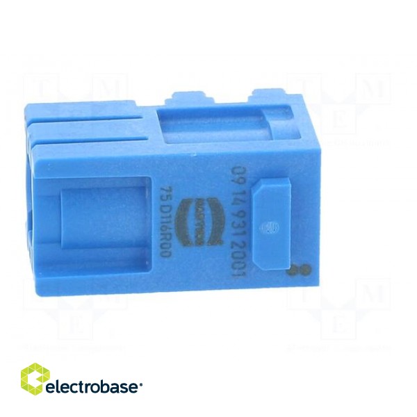 Connector: HDC | module | male/female | Han-Modular® Domino | PIN: 1 paveikslėlis 7