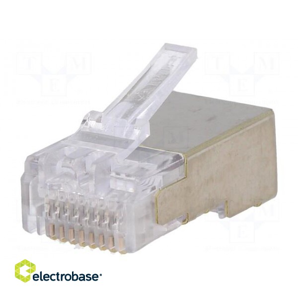 Connector: HDC | plug | male | Han Modular RJ45 | PIN: 8 | 1A | 50V image 1