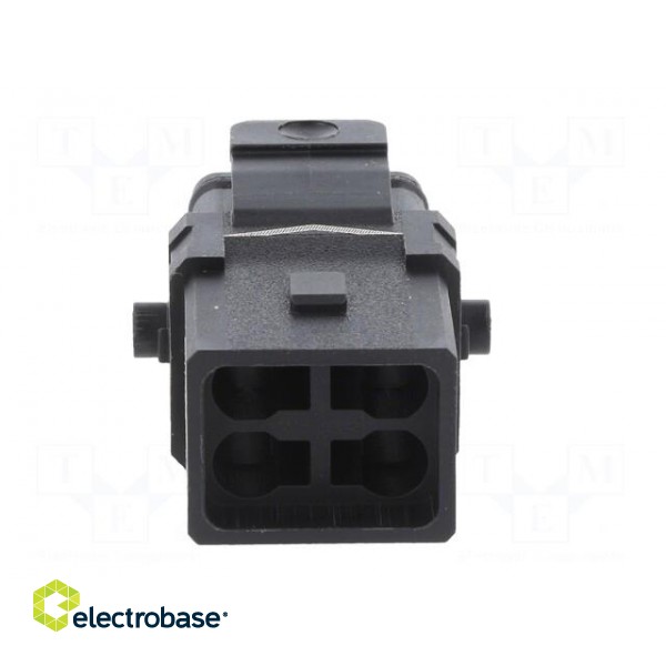 Connector: HDC | contact insert | female | Han® 1A | PIN: 4 | 3P+PE image 5