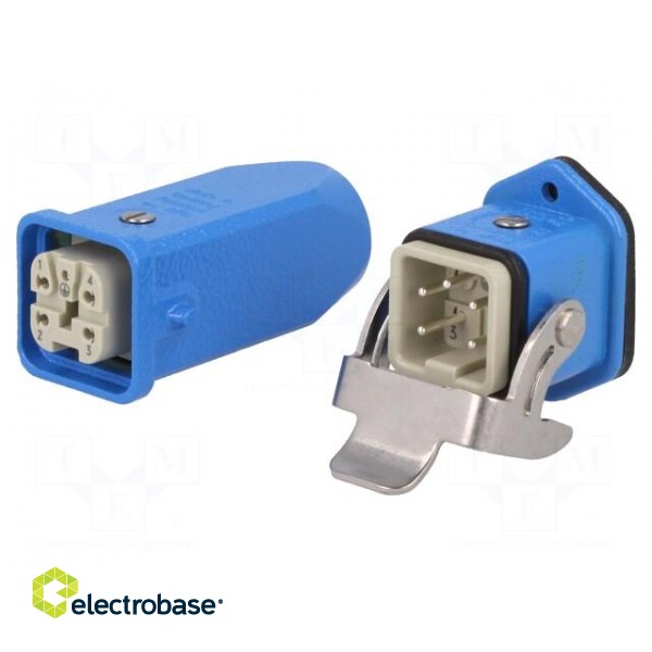 Connector: HDC | male + female | plug + socket,complete set | PIN: 5 image 1