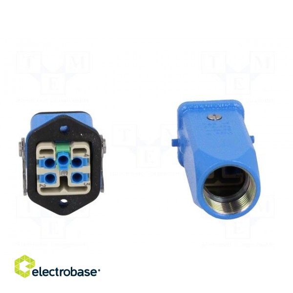 Connector: HDC | male + female | plug + socket,complete set | PIN: 5 image 5