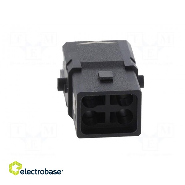 Connector: HDC | contact insert | male | Han® 1A | PIN: 4 | 3P+PE image 5