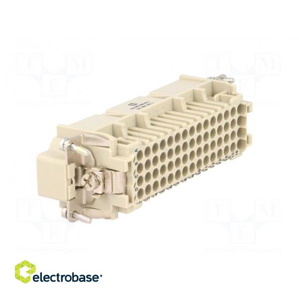 Connector: rectangular | male | Han D HMC | PIN: 64 | 64+PE | size 24B image 4