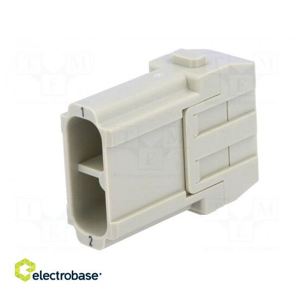 Connector: rectangular | module | male | Han Modular 40A | PIN: 2 | 40A image 6