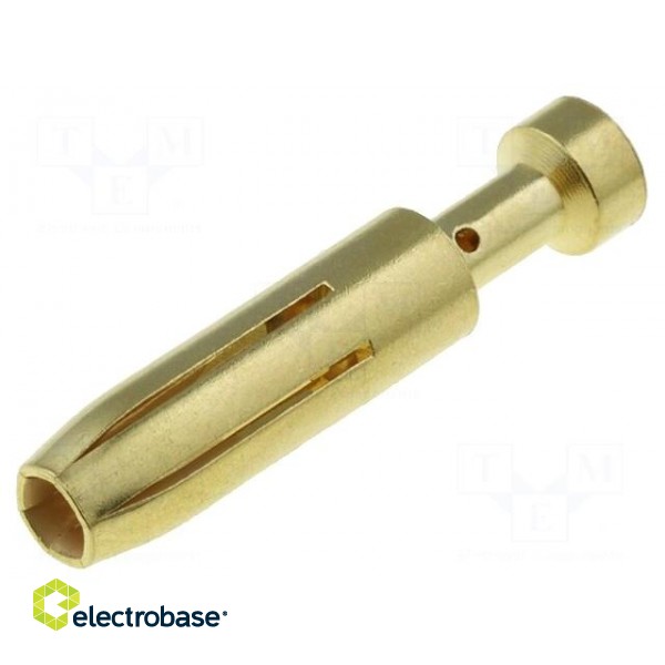 Contact | female | 0.5mm2 | Han E | gold-plated | crimped | 16A