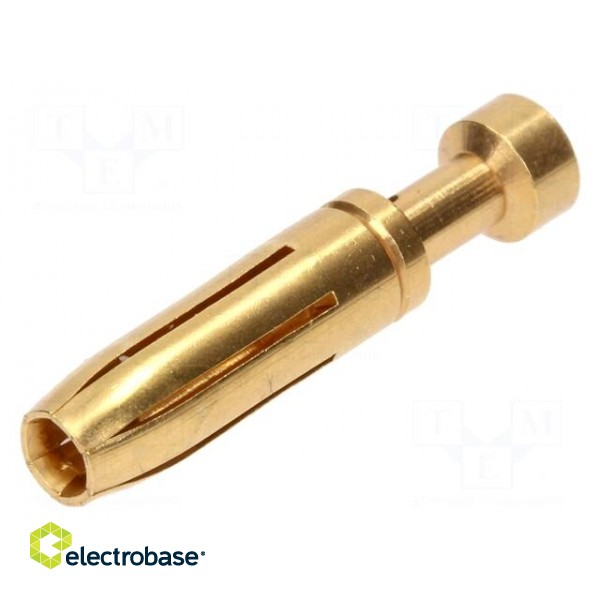 Contact | female | 1mm2 | 18AWG | Han E HMC | gold-plated | crimped | 16A