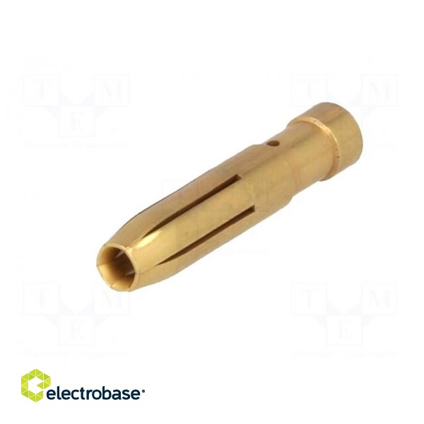 Contact | female | 4mm2 | 12AWG | Han E HMC | gold-plated | crimped | 16A image 2