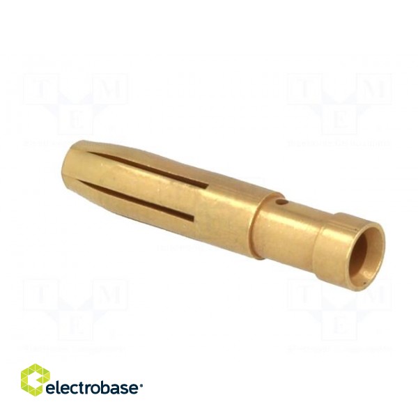 Contact | female | 4mm2 | 12AWG | Han E HMC | gold-plated | crimped | 16A image 4