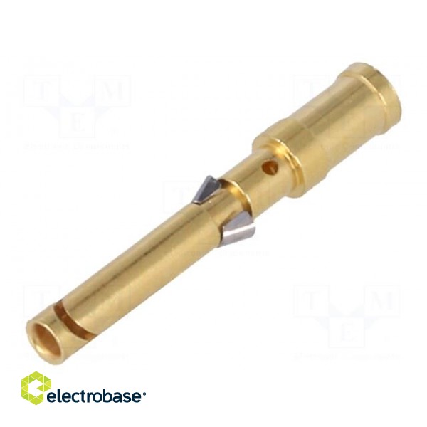 Contact | female | 2.5mm2 | Han D | nickel plated,gold-plated | 10A