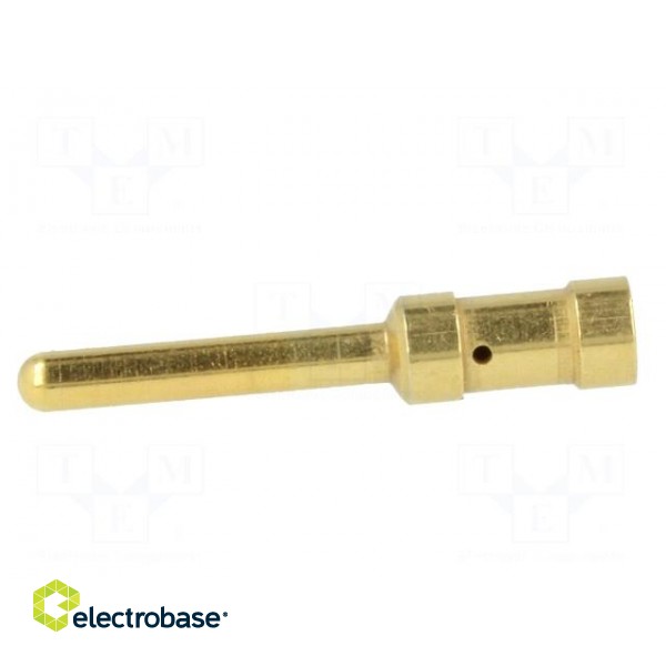 Contact | male | 4mm2 | 12AWG | Han E HMC | gold-plated | crimped | 16A image 3