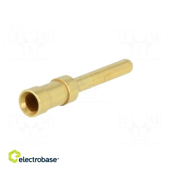 Contact | male | copper alloy | gold-plated | 4mm2 | 12AWG | Han E® HMC image 6
