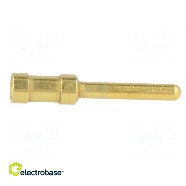 Contact | male | copper alloy | gold-plated | 4mm2 | 12AWG | Han E® HMC image 7