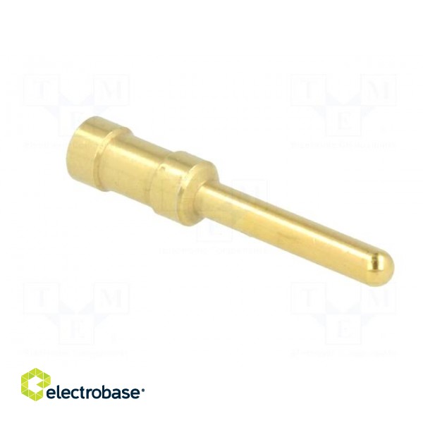 Contact | male | copper alloy | gold-plated | 4mm2 | 12AWG | Han E® HMC image 8