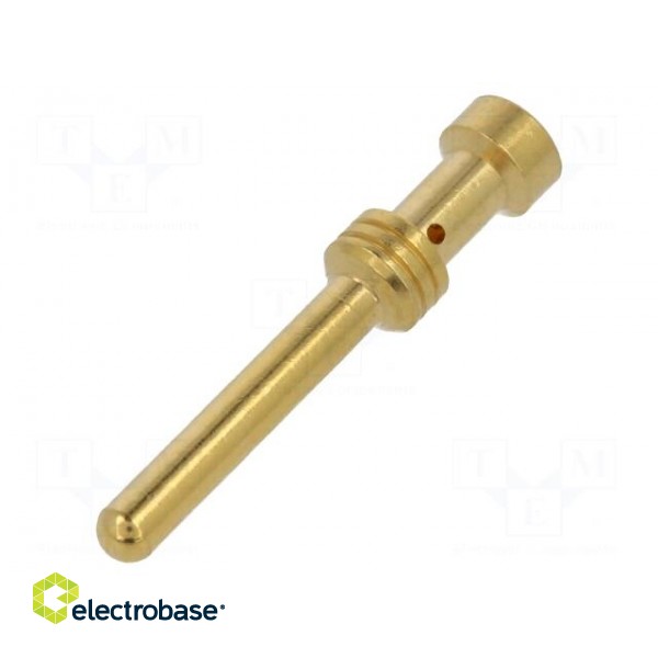 Contact | male | 1.5mm2 | Han E | gold-plated | crimped | 16A