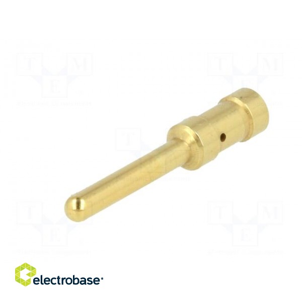 Contact | male | 4mm2 | 12AWG | Han E HMC | gold-plated | crimped | 16A image 2