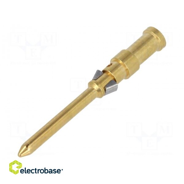 Contact | male | 0.75mm2 | Han D | nickel plated,gold-plated | crimped