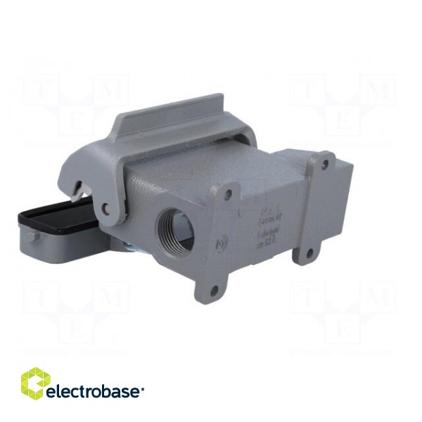 Enclosure: for Han connectors | Han A | size 16A | with latch | M20 фото 4
