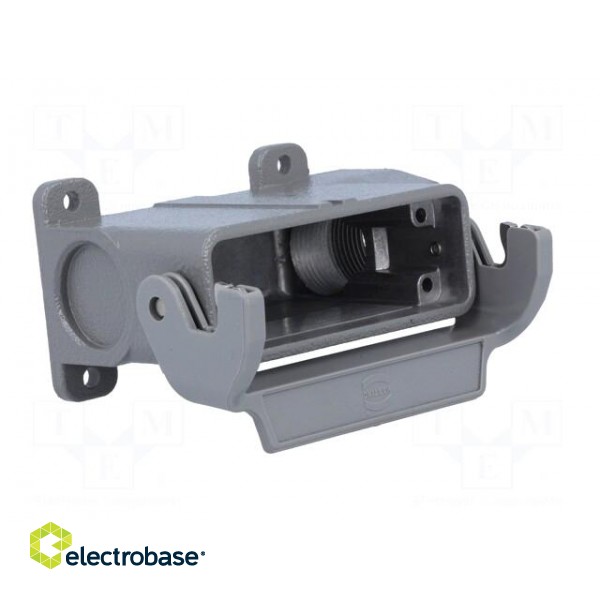 Enclosure: for Han connectors | Han A | size 16A | with latch | M25 image 2