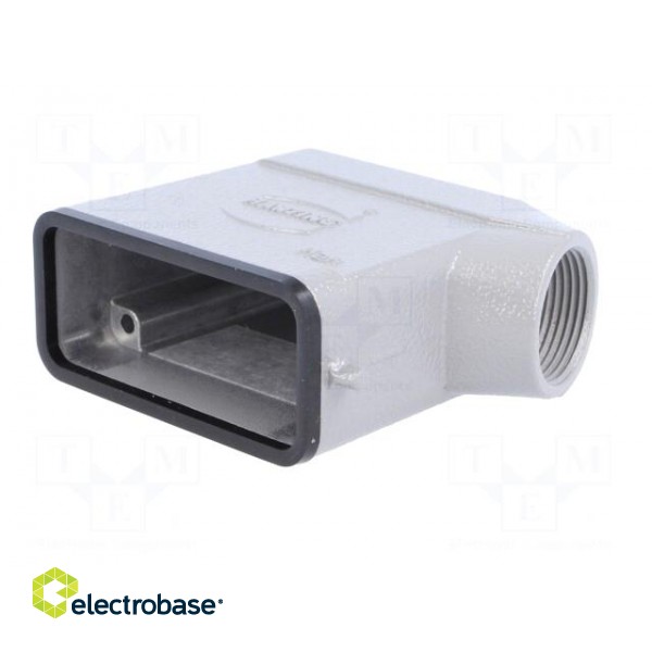 Enclosure: for Han connectors | Han | size 10A | for cable | angled фото 2