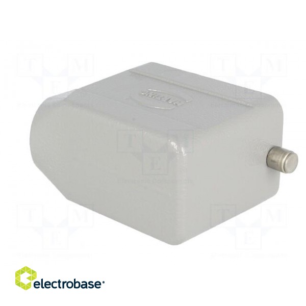 Enclosure: for Han connectors | Han | size 10B | for cable | angled image 6