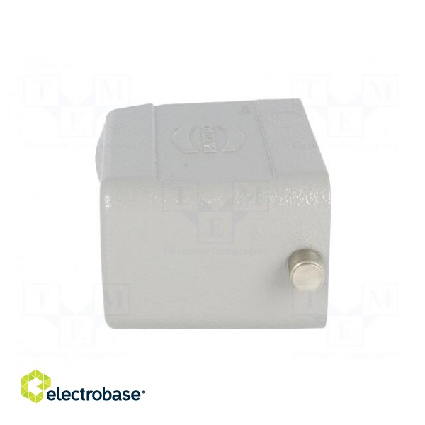 Enclosure: for Han connectors | Han | size 10B | for cable | angled фото 7