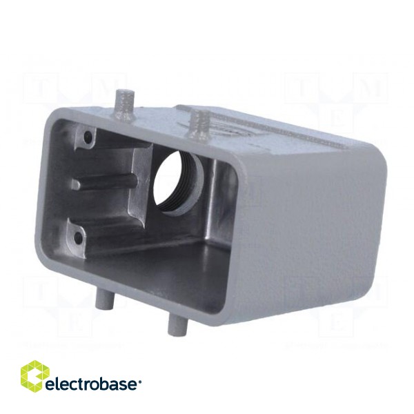 Enclosure: for Han connectors | Han | size 10B | for cable | angled paveikslėlis 4
