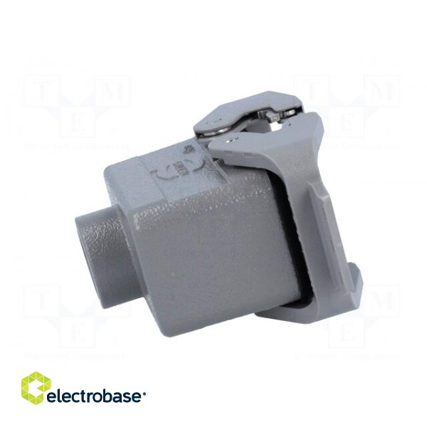 Enclosure: for Han connectors | Han | size 10B | for cable | straight image 7