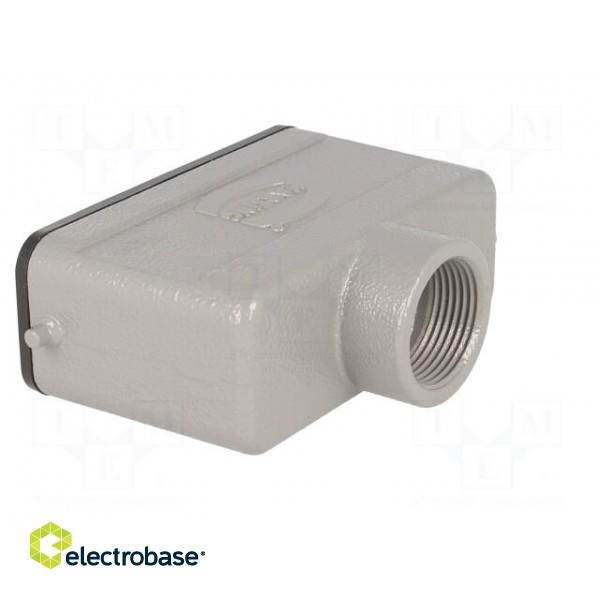Enclosure: for Han connectors | Han | size 16A | for cable | straight image 4