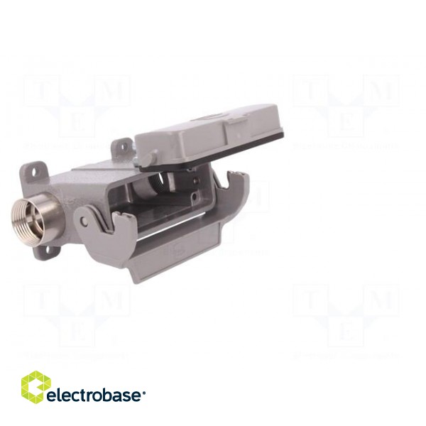 Enclosure: for Han connectors | Han | size 16A | with latch | PG16 image 8