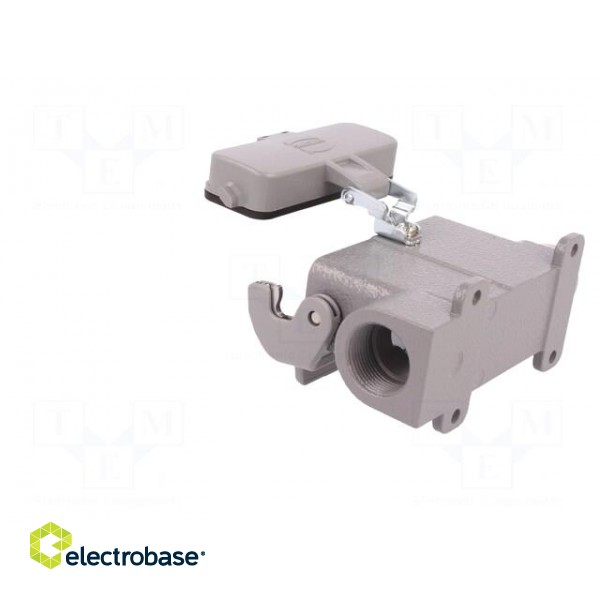Enclosure: for Han connectors | Han | size 16A | with latch | PG16 фото 4