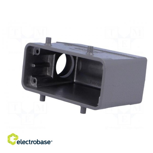 Enclosure: for Han connectors | Han | size 16B | for cable | angled фото 4