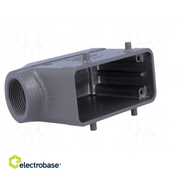 Enclosure: for Han connectors | Han | size 16B | for cable | angled фото 2