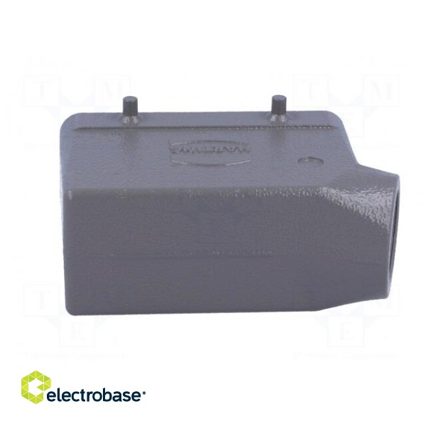 Enclosure: for Han connectors | Han | size 16B | for cable | angled image 7