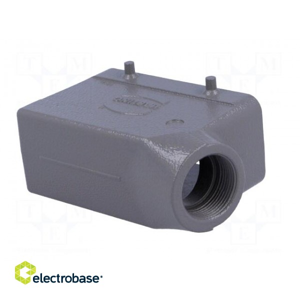 Enclosure: for Han connectors | Han | size 16B | for cable | angled image 8