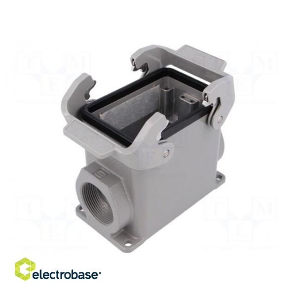 Enclosure: for Han connectors | Han | size 32A (2 x 16A) | M32 | IP65 image 1