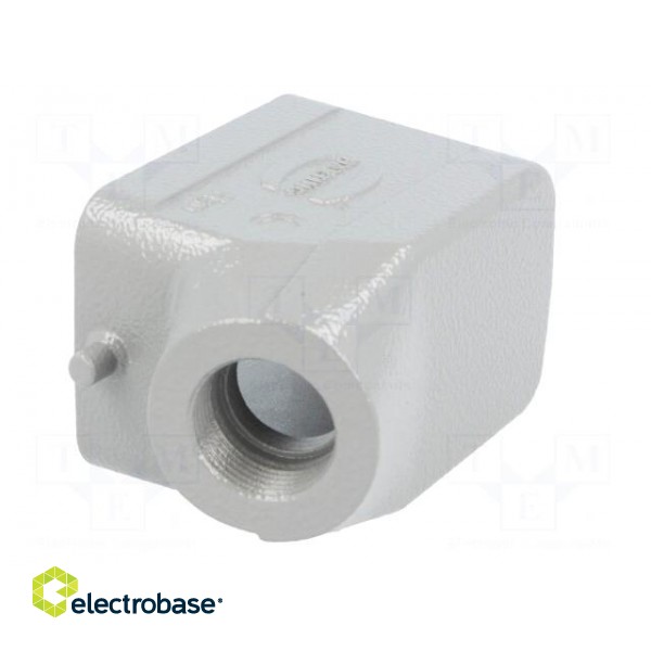 Enclosure: for Han connectors | Han | size 6B | for cable | for latch image 4